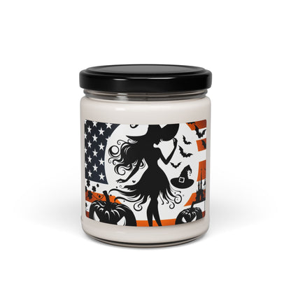 Flag Village Halloween Pretty Witch Scented Soy Candle, 9oz HW0043