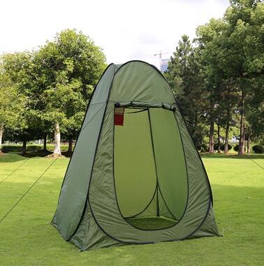 Flag Village Portable Privacy Shower Toilet Automatic Camping Tent UV Function Travel Camping Tent Outdoor Dressing Beach Sun Shelte