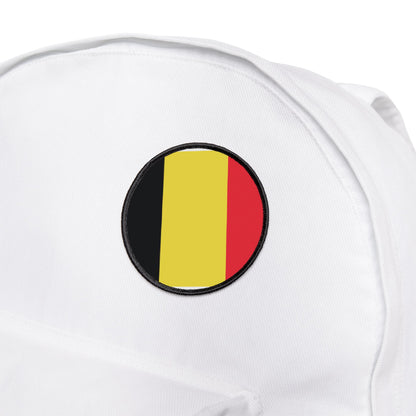 Flag Village Belgium Flag Embroidery Iron-On Patches