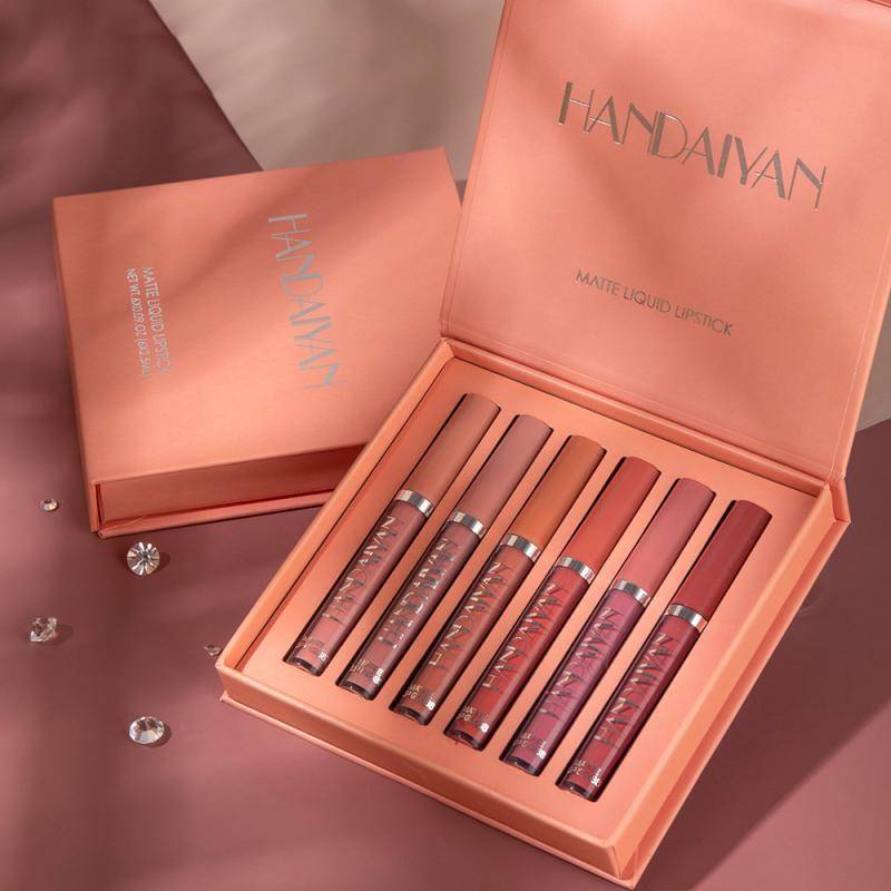 Flag Village Non-sticky cup matte liquid lipstick set gift box