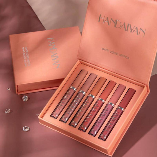 Flag Village Non-sticky cup matte liquid lipstick set gift box