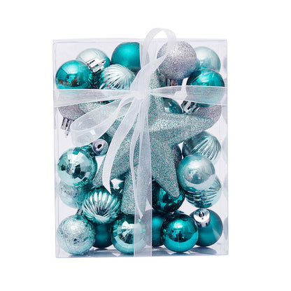 Flag Village Christmas Ball tree top Star Gift Box set