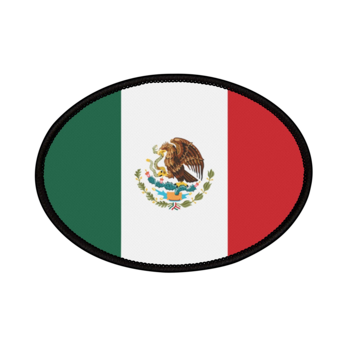 Flag Village Mexico Flag Embroidery Iron-On Patches