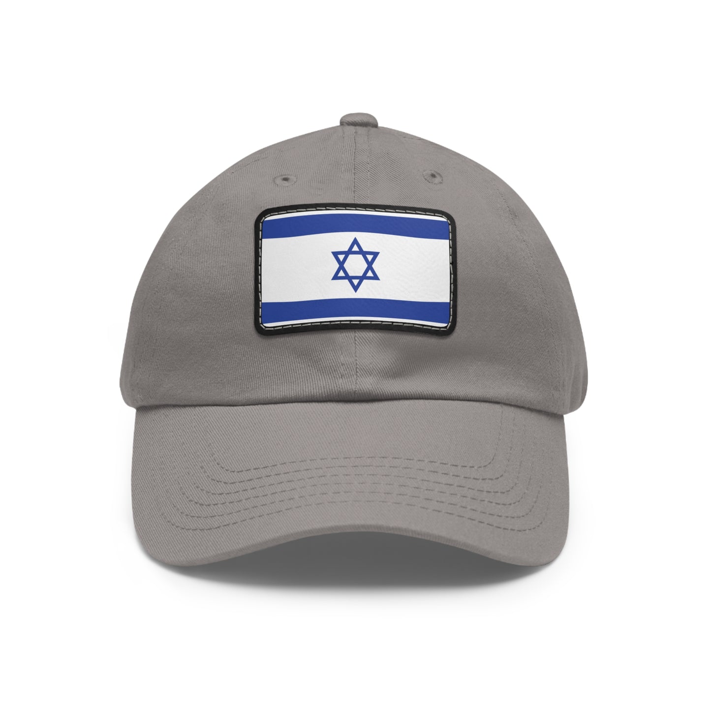 Flag Village Israel Flag Hat Cap with Leather Patch