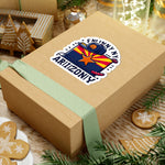Flag Village USA Arizona State Flag Sticker 2", 3", 4", 6" AZ01