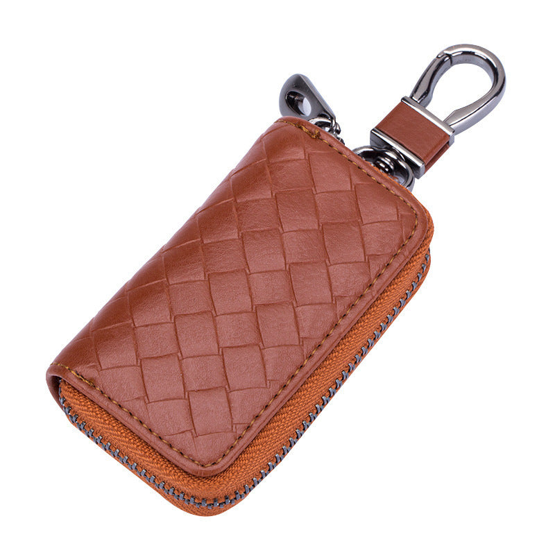 Flag Village Auto Tools Car key case leather key case men's woven