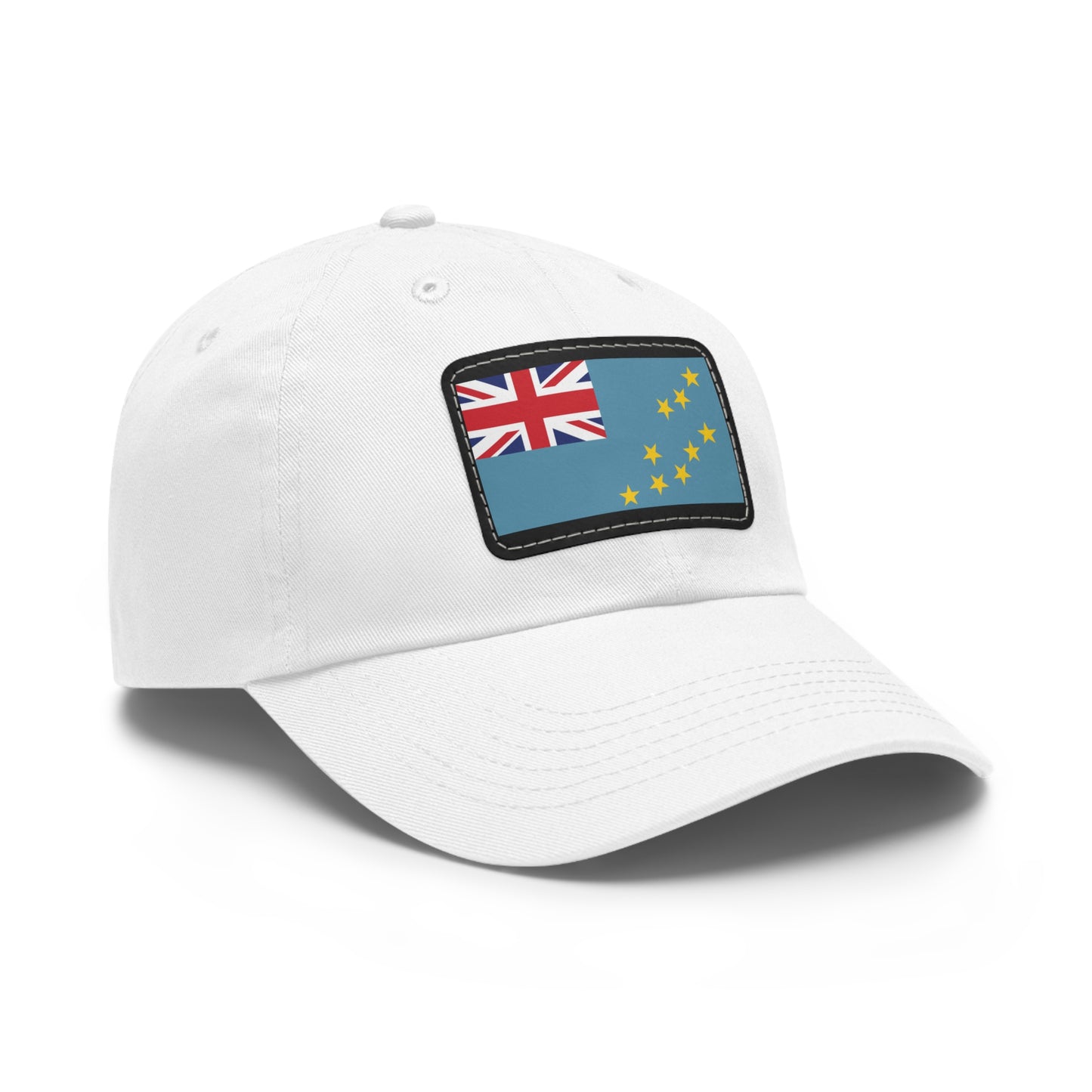 Flag Village Tuvalu Flag Hat Cap with Leather Patch
