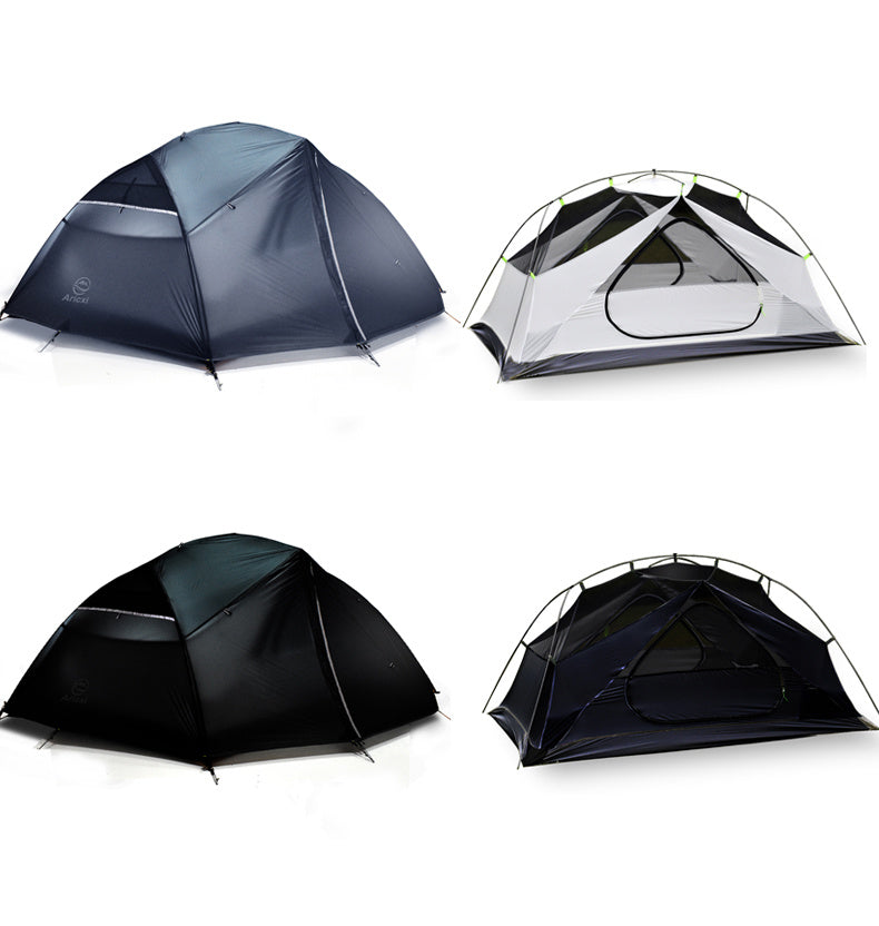 Flag Village Double Layer Anti-storm Four Seasons Aluminum Pole Tent Outdoor Camping Tent