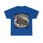 Flag Village USA Vintage Car Flag T-SHIRT Heavy Cotton Tee USA0014
