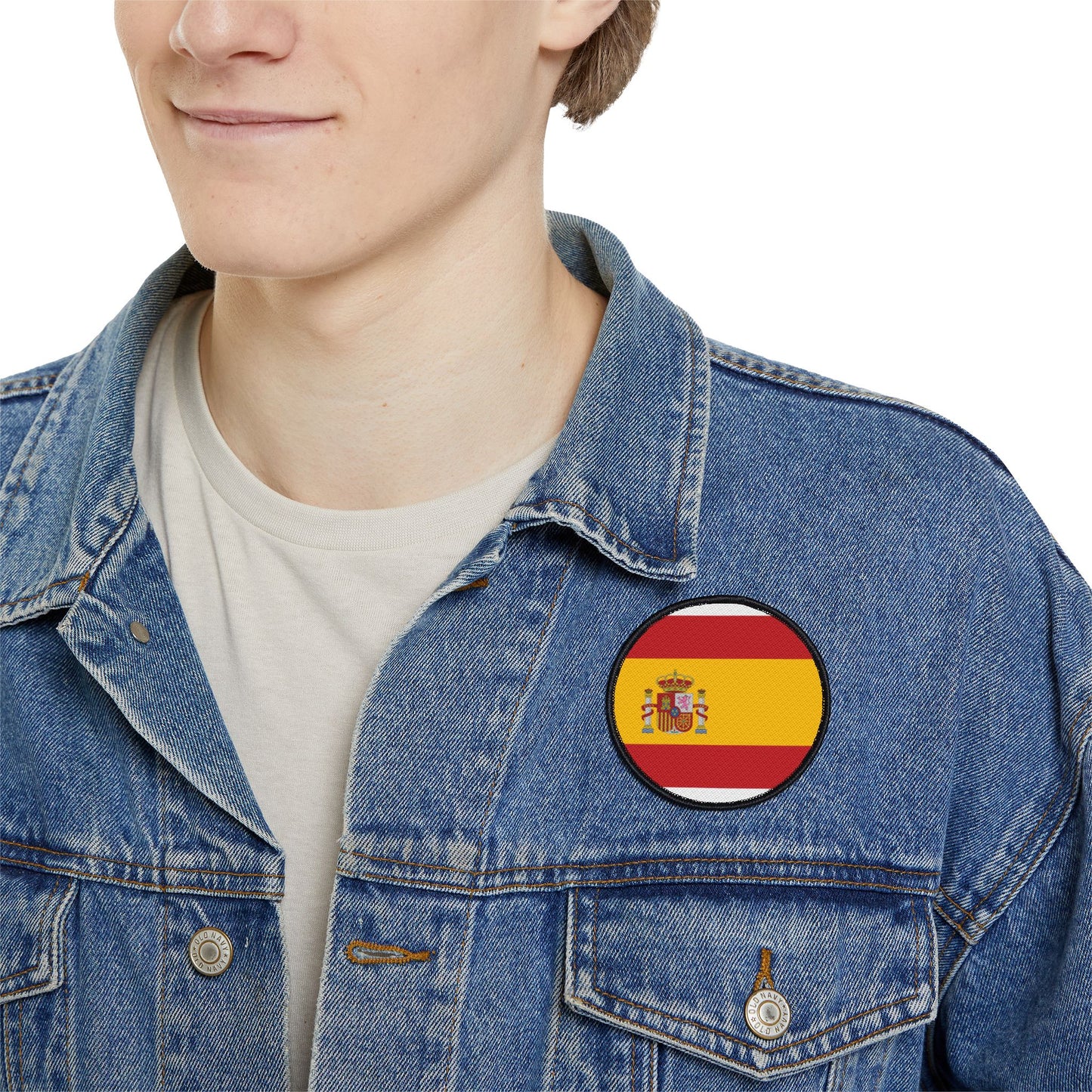 Flag Village Spain Flag Embroidery Iron-On Patches
