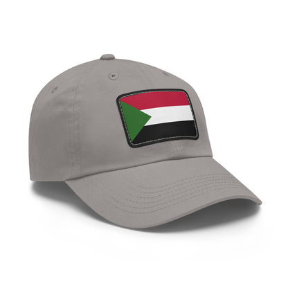 Flag Village Sudan Flag Hat Cap with Leather Patch