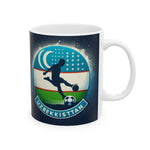 Flag Village Uzbekistan Sporting Flag Ceramic Coffee Mug 11oz UZB0001