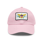 Flag Village Virgin Islands(U.S. Virgin Islands) Flag Hat Cap with Leather Patch