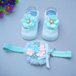 Flag Village New Baby Girl Socks Headband Gift Box
