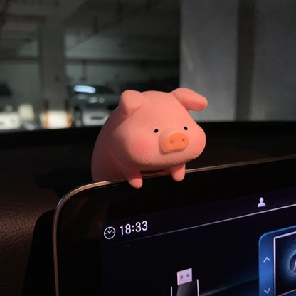 Flag Village Auto Tools Cute Cartoon Pig Car Accessories