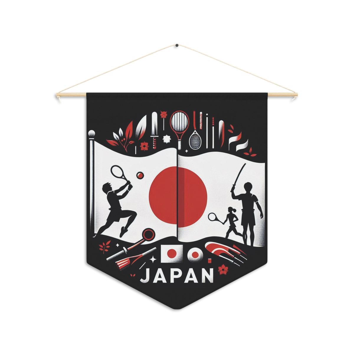 Flag Village Japan Flag Pennant Sporting Home Wall decoration JPN0002