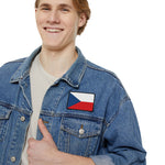 Flag Village Czech Republic Flag Embroidery Iron-On Patches