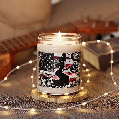 Flag Village Halloween Pretty Witch Scented Soy Candle, 9oz HW0027