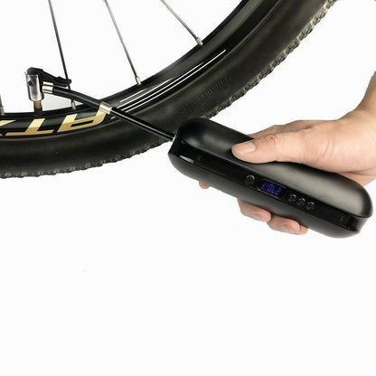 Flag Village Auto Tools Bike Electric Inflator Bicycle Cycle Air Pressure Rechargeable Cordless Tire Road Bike Car Air Inflator 150PSI