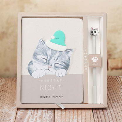 Flag Village Cartoon Notebook Suit Couple Notebook Gift Box