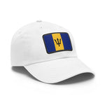 Flag Village Barbados Flag Hat Cap with Leather Patch