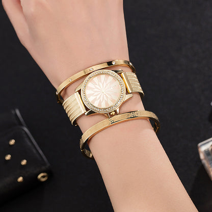 Flag Village Bracelet watch three-piece gift box set