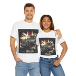 Flag Village UK Vintage Car Flag T-SHIRT Heavy Cotton Tee UK0004