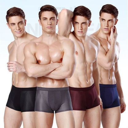 Flag Village Men print gift box shorts