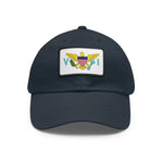 Flag Village Virgin Islands(U.S. Virgin Islands) Flag Hat Cap with Leather Patch