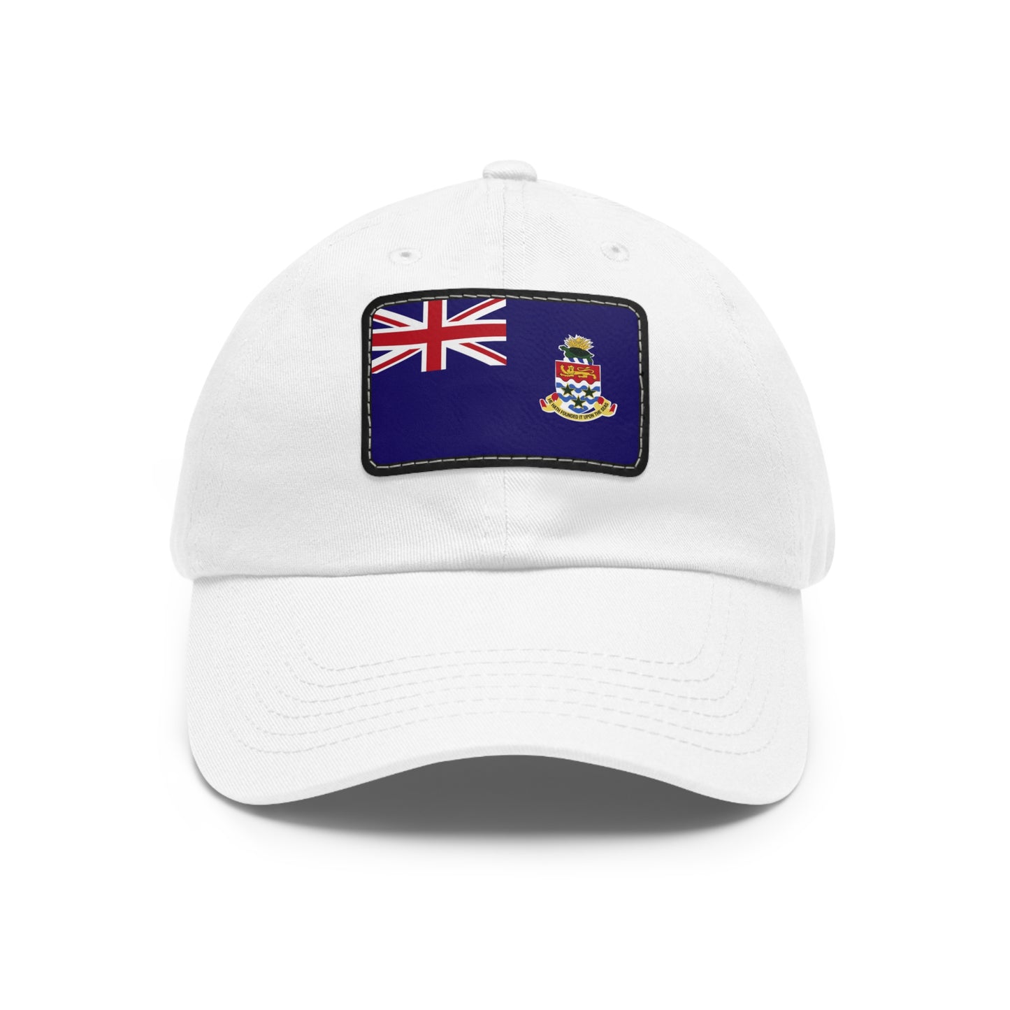 Flag Village Cayman Islands Flag Hat Cap with Leather Patch