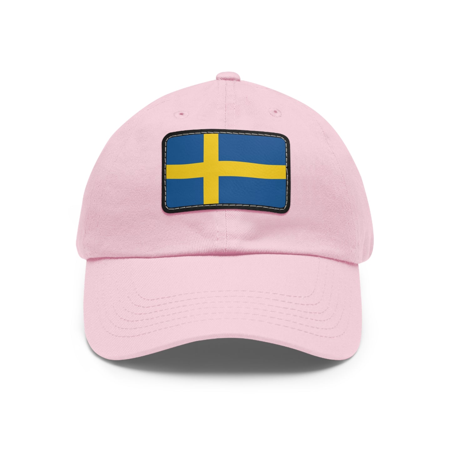 Flag Village Sweden Flag Hat Cap with Leather Patch