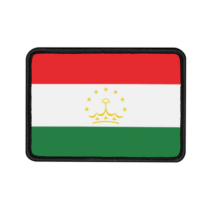 Flag Village Tajikistan Flag Embroidery Iron-On Patches