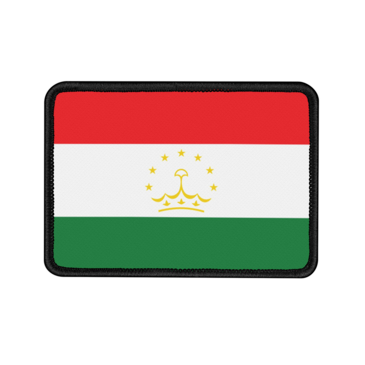 Flag Village Tajikistan Flag Embroidery Iron-On Patches FV-PT0085