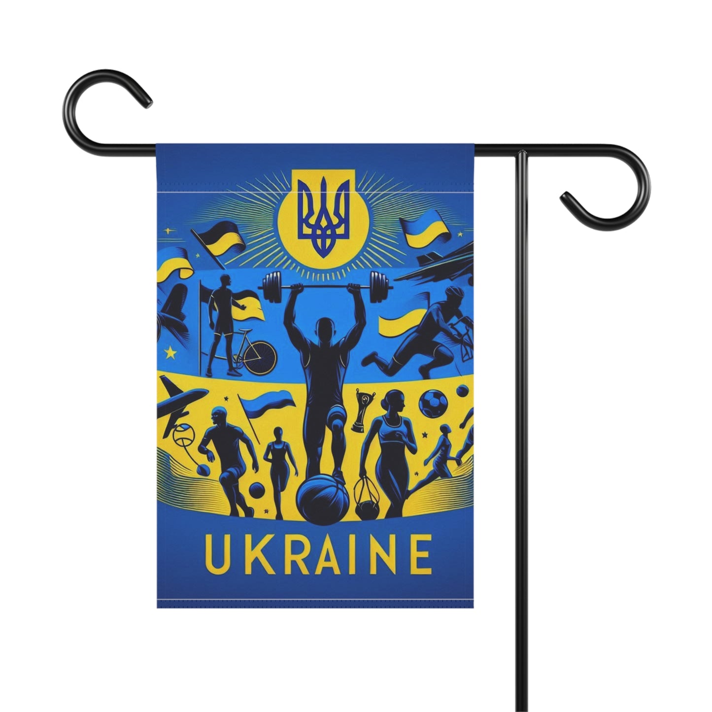 Flag Village Ukraine Flag Sporting Garden & House Banner UKR0004