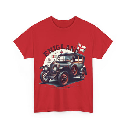 Flag Village UK Vintage Car Flag T-SHIRT Heavy Cotton Tee UK0020