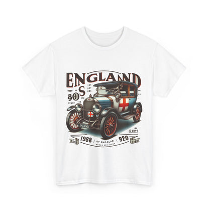 Flag Village UK Vintage Car Flag T-SHIRT Heavy Cotton Tee UK0022