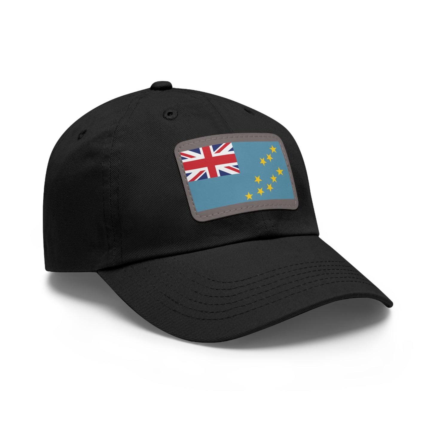 Flag Village Tuvalu Flag Hat Cap with Leather Patch