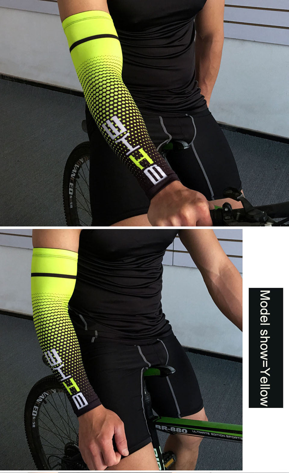 Flag Village Men's And Women's Breathable Outdoor Cycling Basketball Arm Guards
