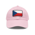 Flag Village Czech Republic Flag Hat Cap with Leather Patch