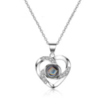 Flag Village Preserved Flower Rose Flower Necklace Jewelry Box Gift