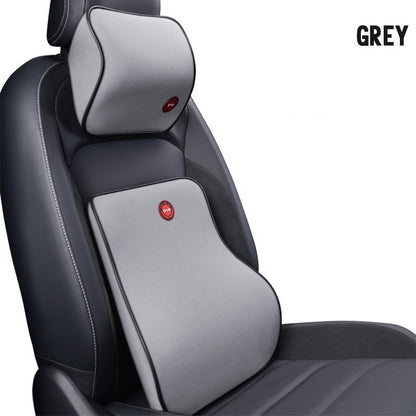 Flag Village Auto Tools Car Headrest Neck Protector Backrest Car Seat Pillow Lumbar Pillow Memory Foam