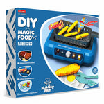 Flag Village Induction Kitchen Cooking Toys Diy Children's Play House Toy Food Recognize Change Color Toys Kids Gifts