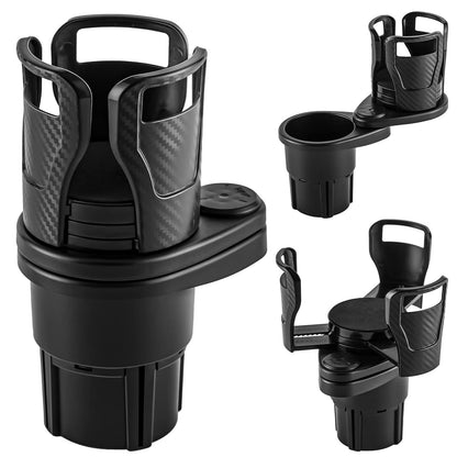Flag Village Auto Tools Car Drinking Bottle Holder 360 Degrees Rotatable Water Cup Holder Sunglasses Phone Organizer Storage Car Interior Accessories