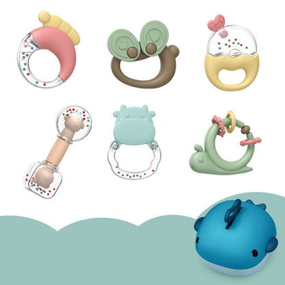 Flag Village Baby Rattle Plastic Toy Gift Box Set