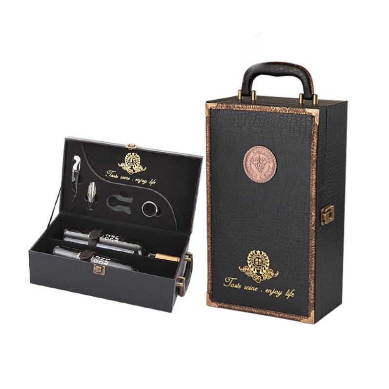 Flag Village Red Wine Gift Box Gift Tote Bag