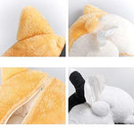 Flag Village Auto Tools Tissue Box Cover Soft Adorable Corgi Butt Shaped Creative Storage Bag Hanging Pouch Tissue Box Wrapper For Car Home