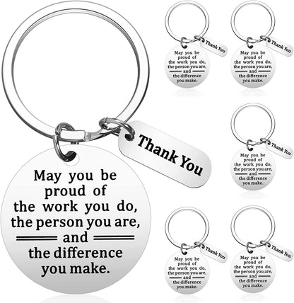 Flag Village Stainless Steel Key Ring Encourage And Thank Colleagues For Their Friendship Gifts