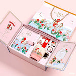Flag Village This Set Gift Box Cute Girl Heart Luxury Handbook Cartoon