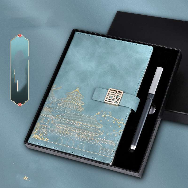 Flag Village Chinese Style Palace Museum A5 Notebook Gift Box Set