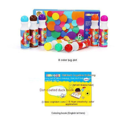 Flag Village Children's Graffiti Painting Stationery Coloring Early Education Gift Box